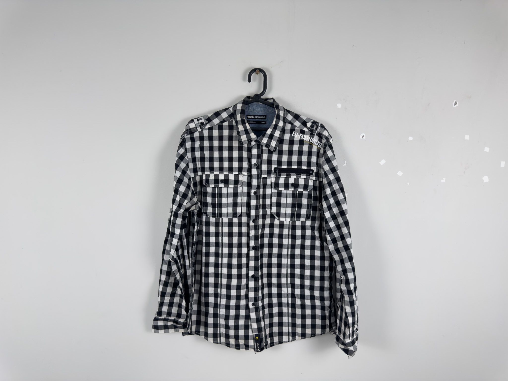 Camisa Ecko Unltd Xadrez P&B