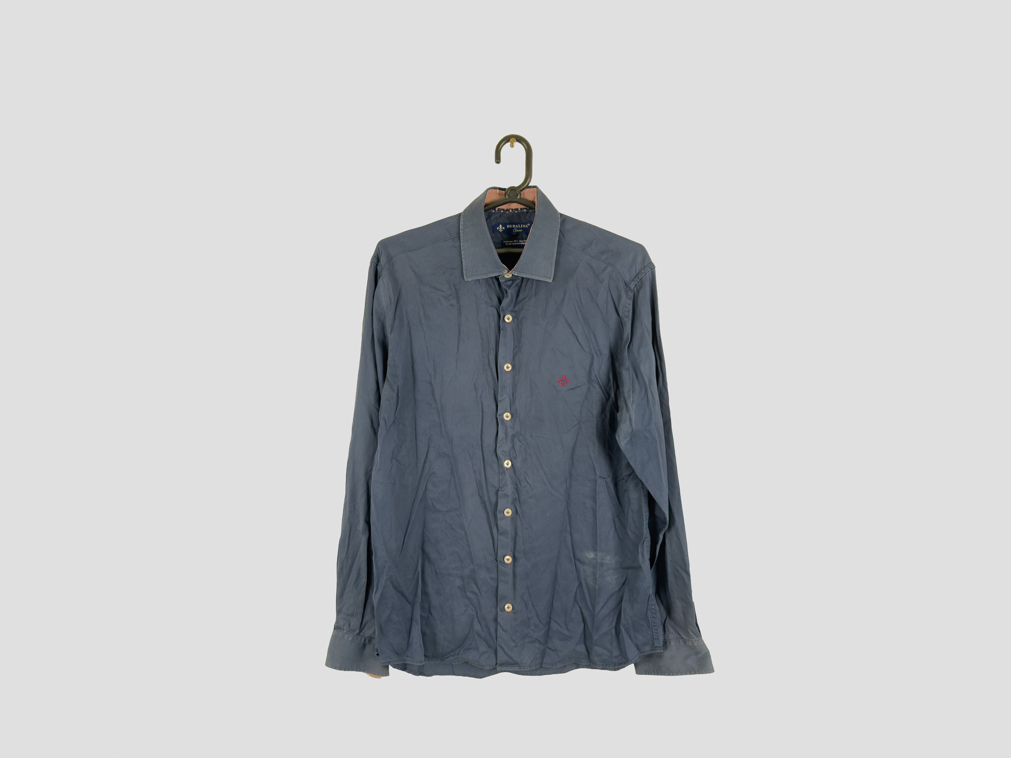 Camisa Social Dudalina Cinza