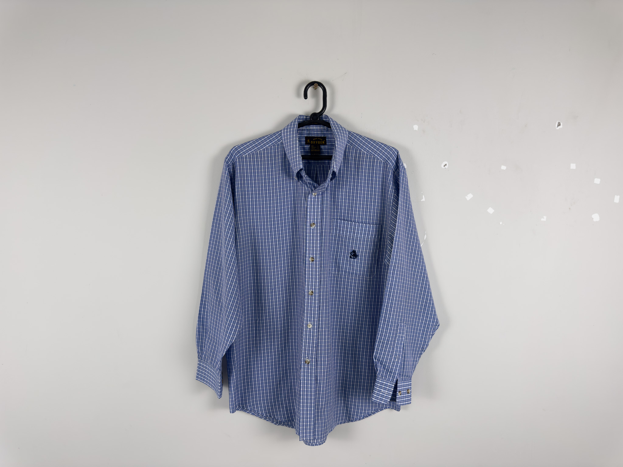 Camisa Xadrez Azul Oxygen