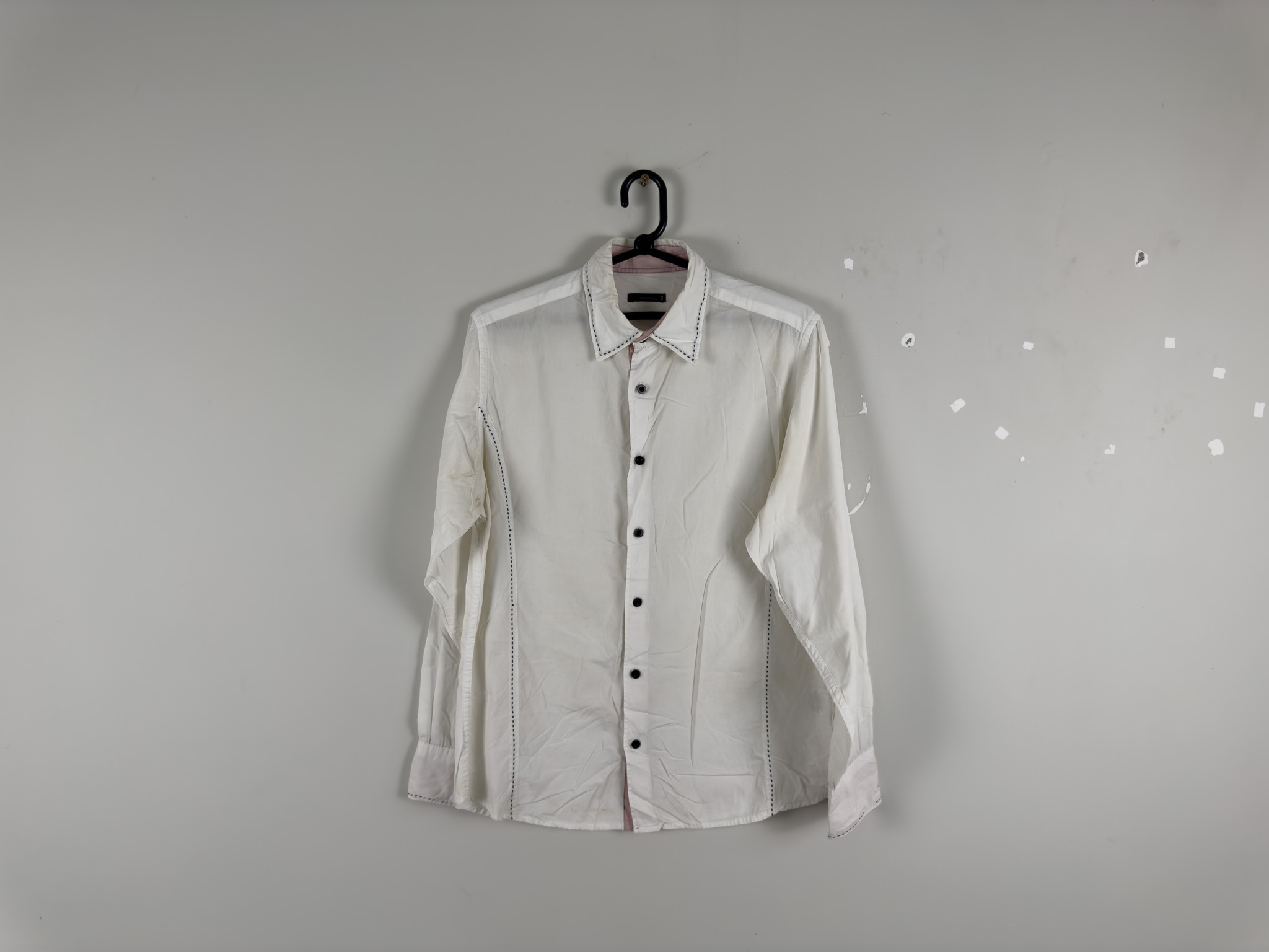 Camisa Branca Slim Manga Longa