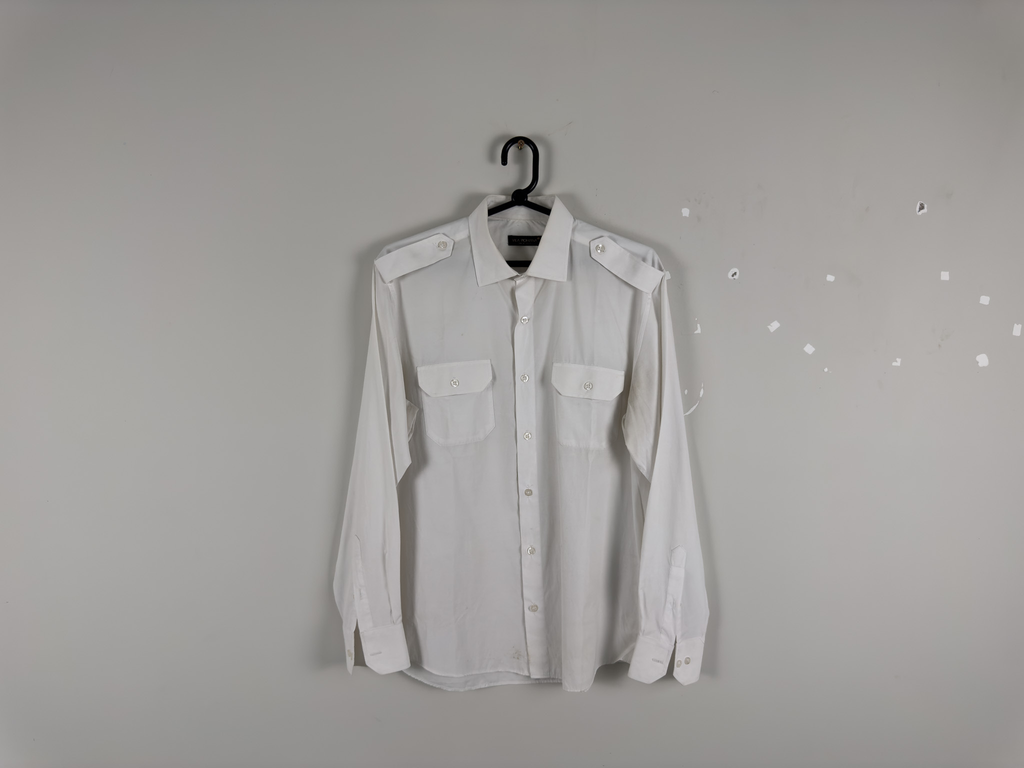 Camisa Branca Manga Longa Lisa