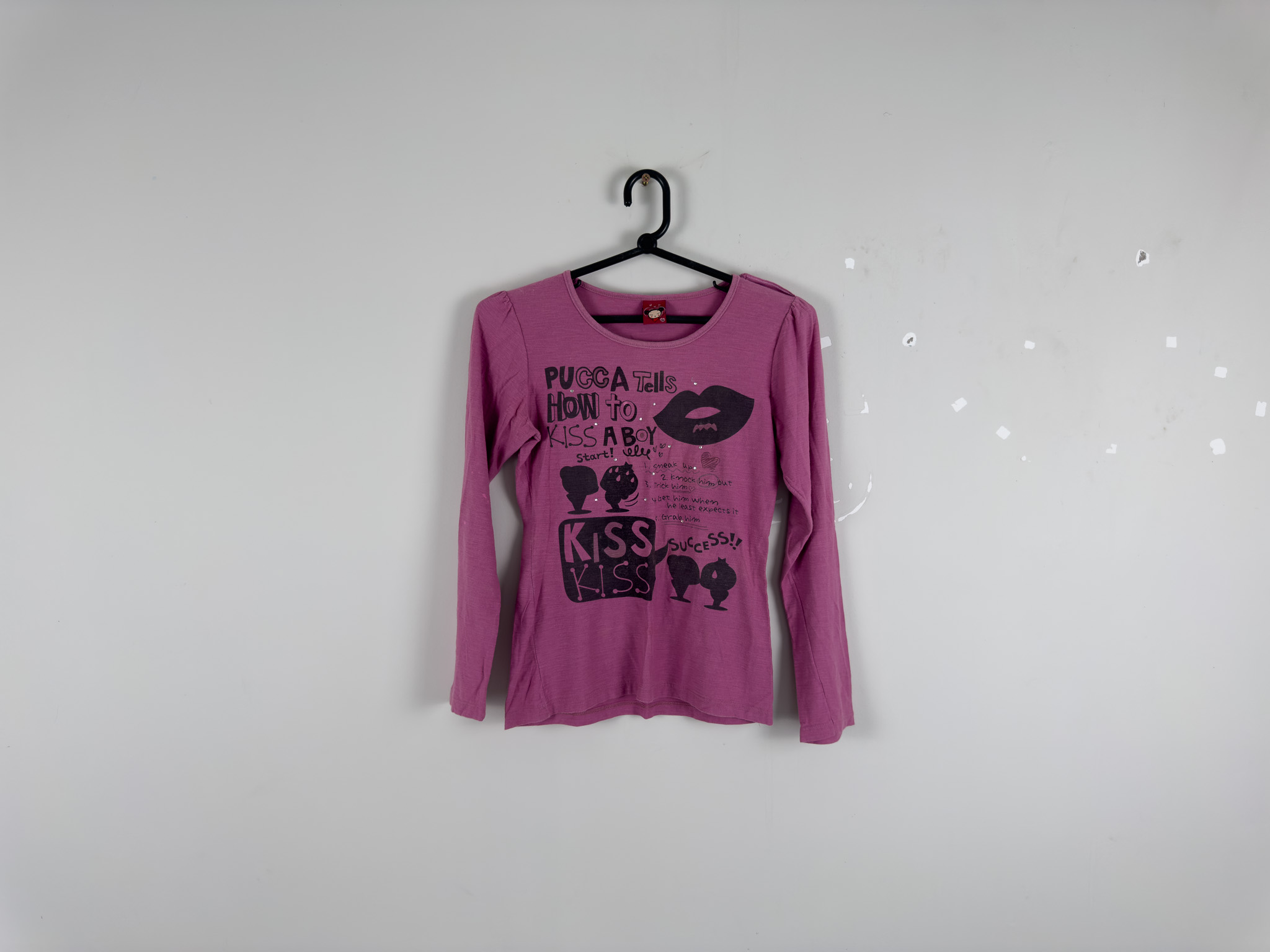 Camiseta Manga Longa Pucca Rosa