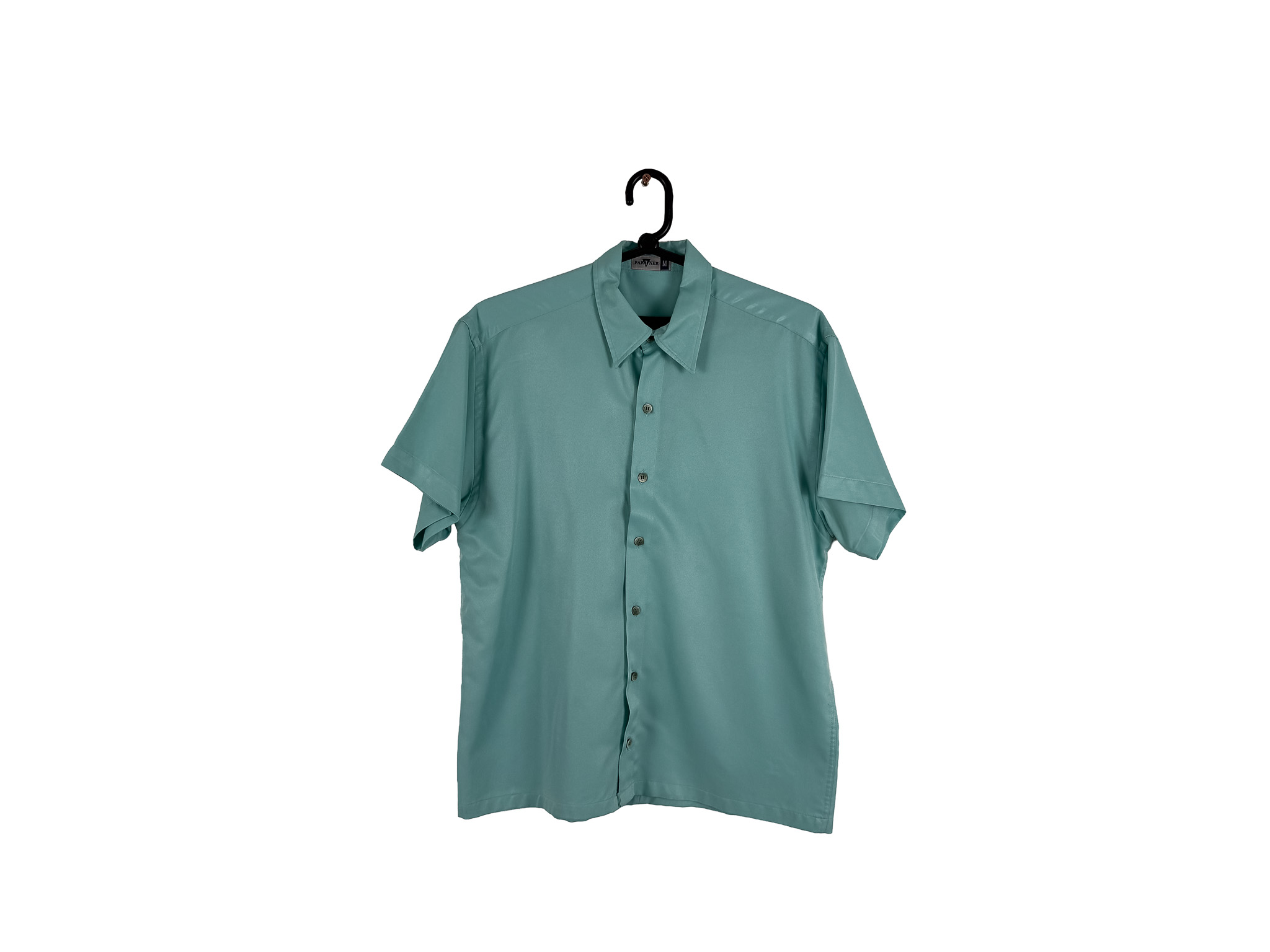 Camisa Manga Curta Verde Água