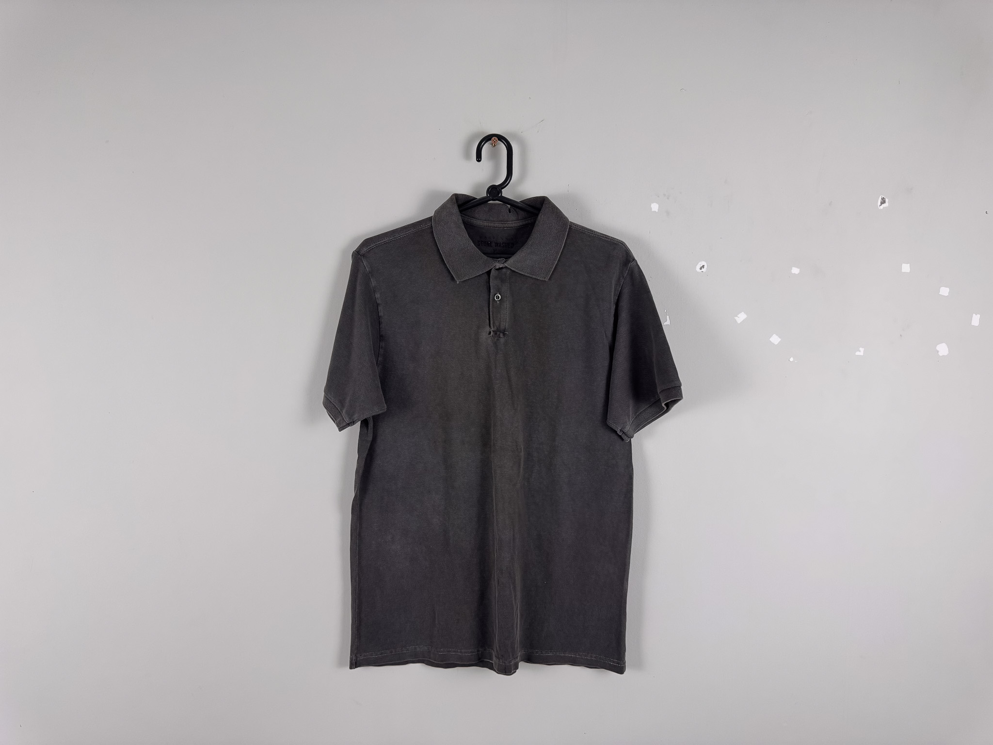 Camisa Polo Cinza Escura