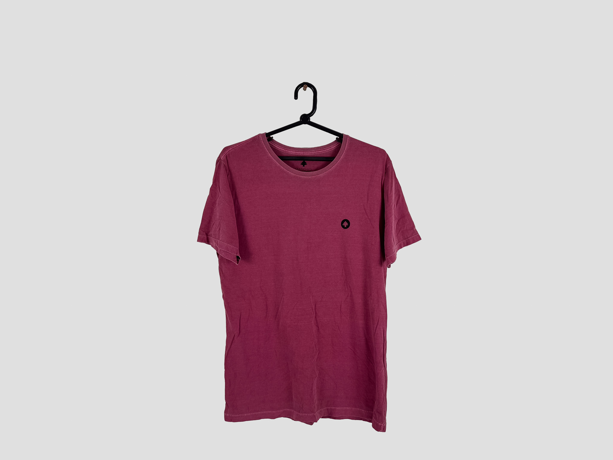 Camiseta Rosa Bordô Básica