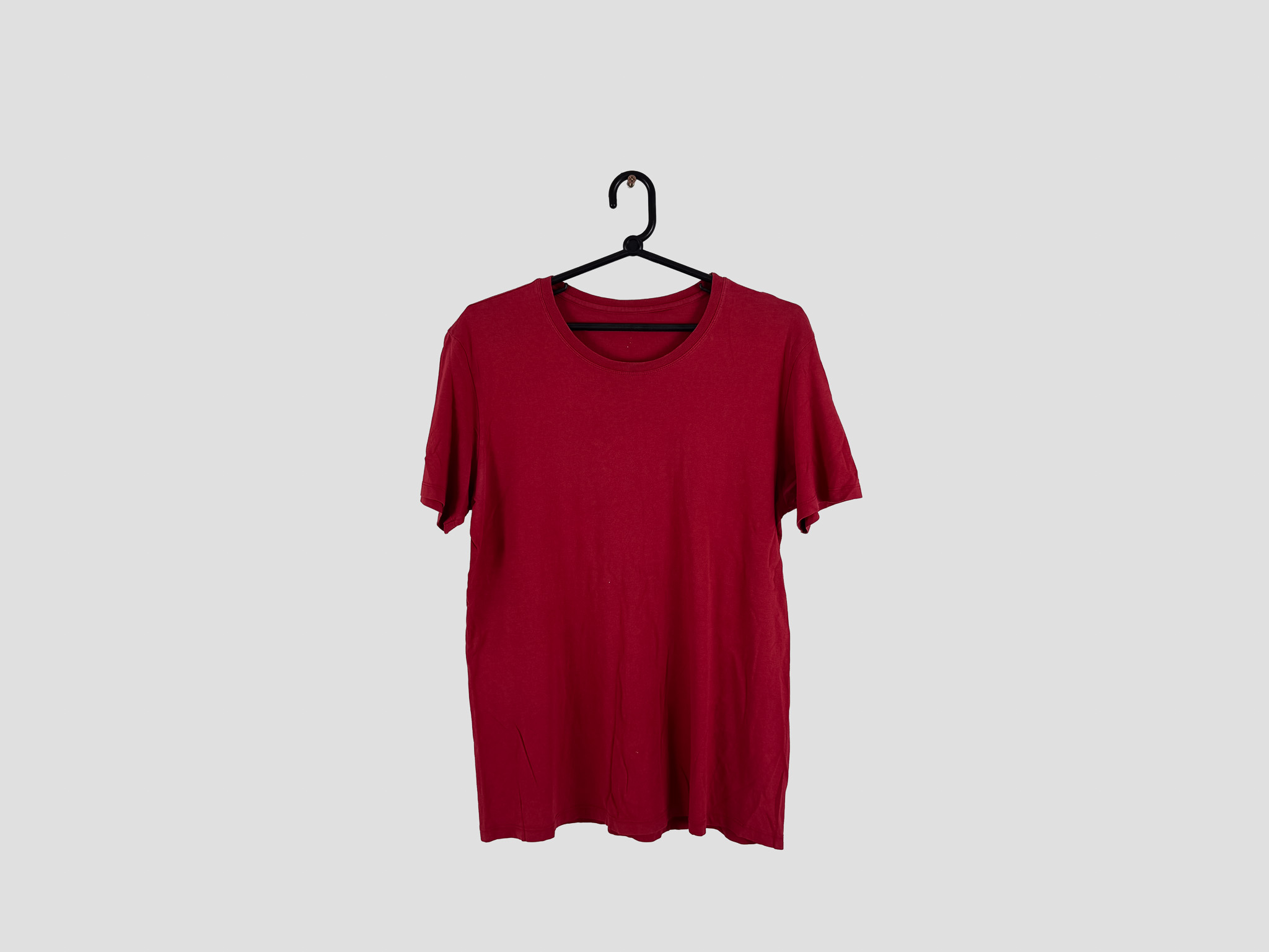 Camiseta Vermelha Bordô Lisa