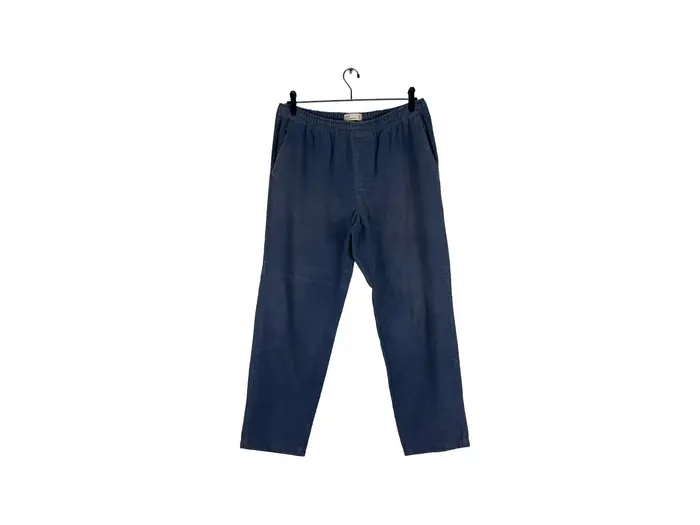 Calça Pool Azul Médio Cintura Elástica