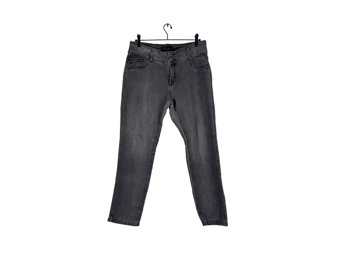 Calça Bivik Jeans Cinza Escuro