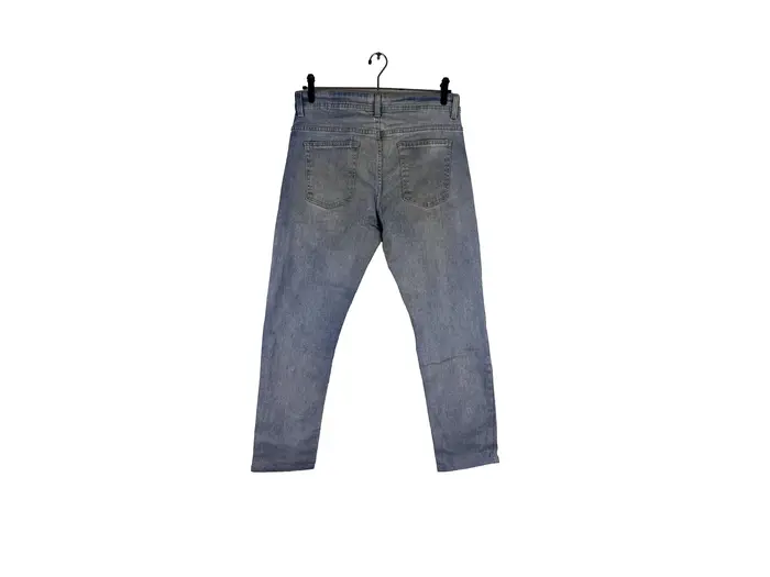 Calça Casual Jeans Slim Lavagem Clara