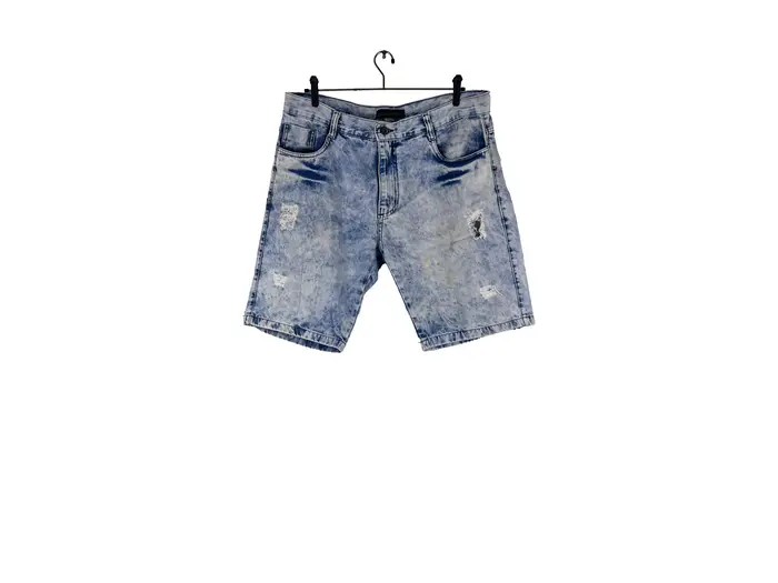 Bermuda Lacoste Jeans Destroyed