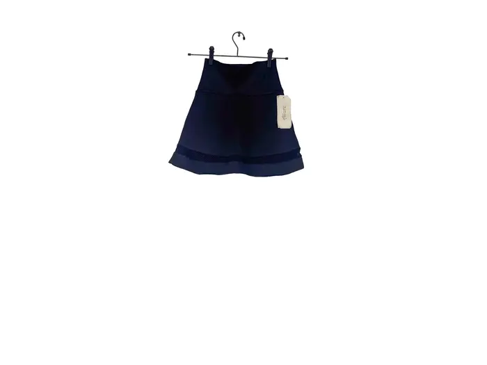 Saia-Short de Academia Preta
