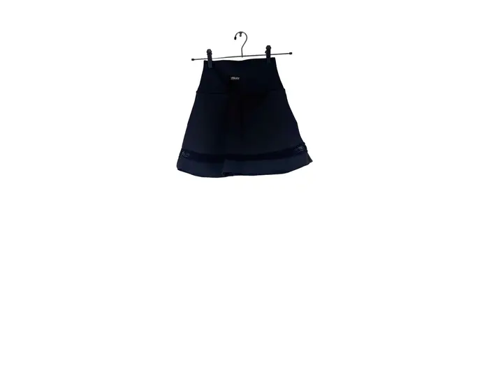 Saia-Short de Academia Preta