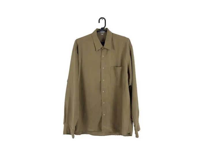 Camisa Cáqui Lisa