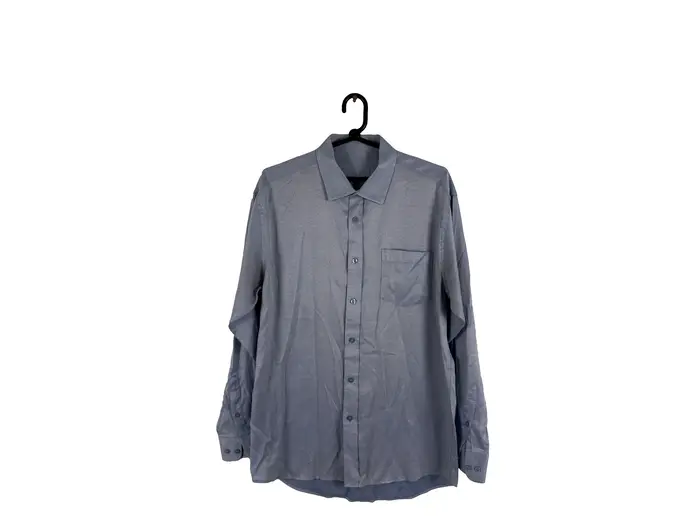 Camisa Cinza Clara Bolso