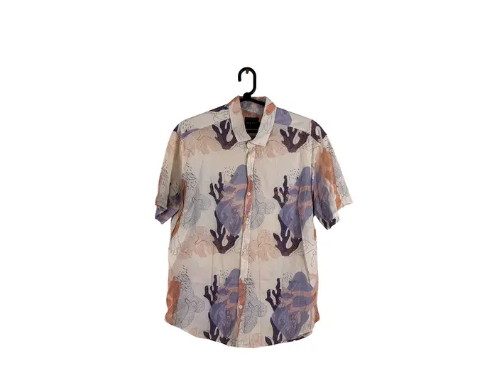 Camisa Manga Curta Estampa Sapos
