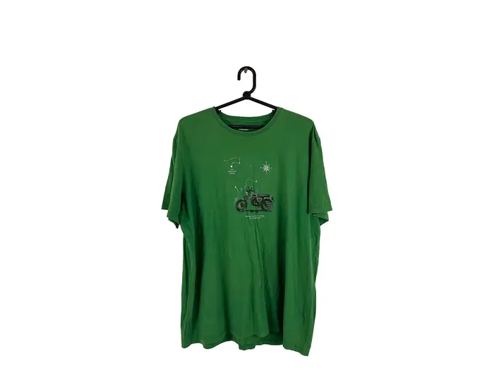 Camiseta Verde Estampa Frontal
