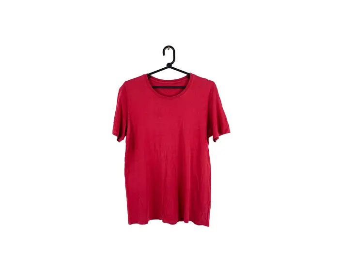 Camiseta Vermelha Bordô Lisa