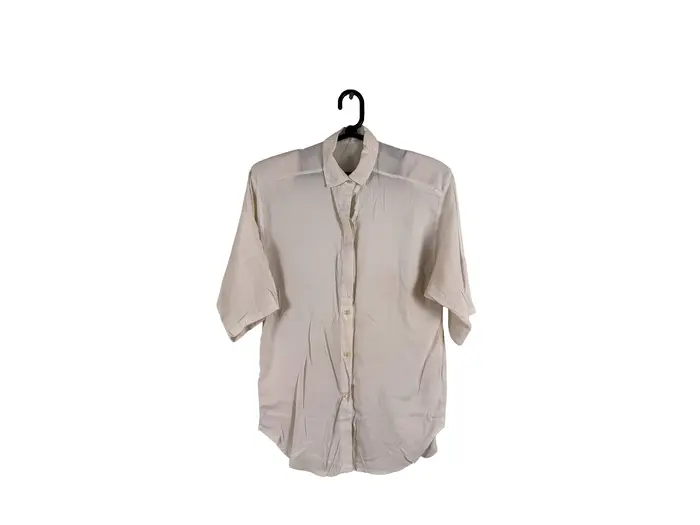 Blusa Branca Manga 3/4 Leve